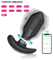 Vibrating Anal Plug Bliss APP Image 1