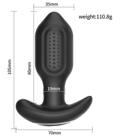 Vibrating Anal Plug Bliss APP Image 2