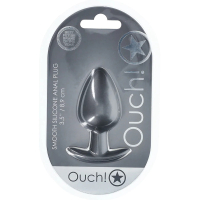 Smooth Silicone Anal Plug Large Image 2