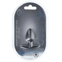 Smooth Silicone Anal Plug Small Image 2